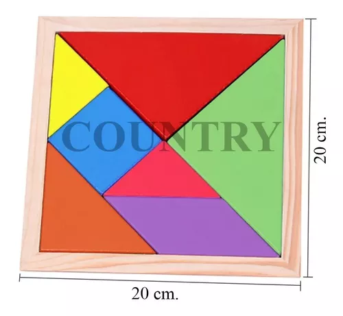 punto Criatura Aparte Rompecabezas Tangram De Madera Juguete De Aprendizaje | Cuotas sin interés