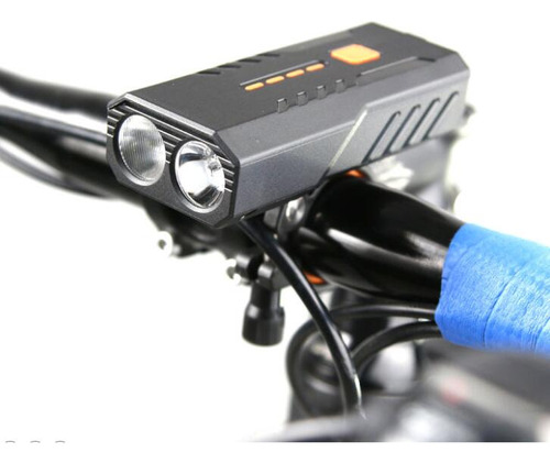 Juego De Luces Recargables Para Bicicleta, Faros Delanteros