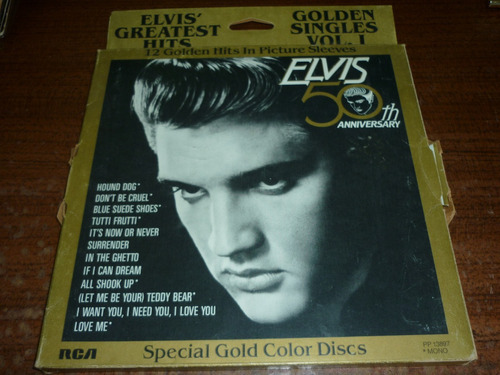 Elvis Presley Golden Singles 6 Simples Box Set Usa Jcd055