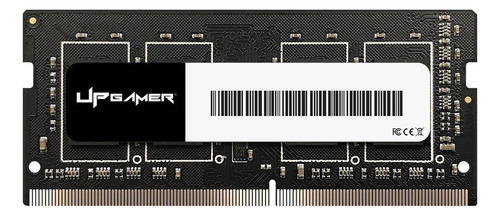 Memória RAM NB BLACK color preto  8GB 1 UP Gamer UP2666