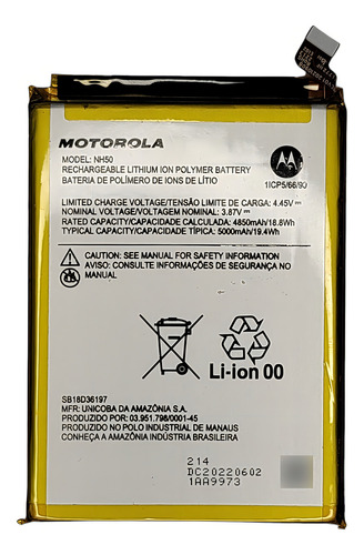 Bateria Nh50 Motorola Moto G22/e32/g53/e13/g13/e32s