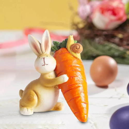 / Decoración De Pascua Lindo Conejito De Pascua Con