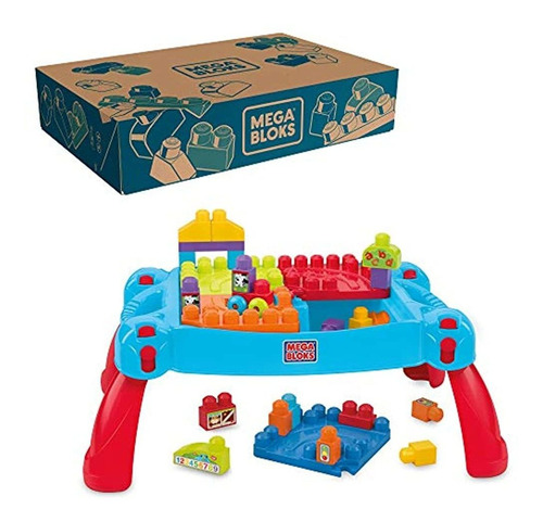 Juego De Construccion De Mesas Mega Bloks Build N Learn (exc