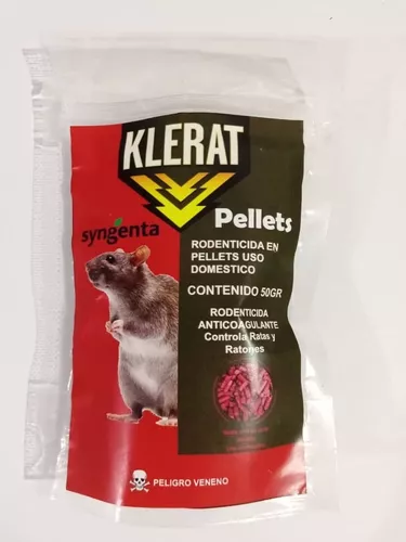 VENENO PARA RATA PELLETS KLERAT 20GR - Ferreteria Nuss