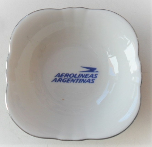 Plato Aerolineas Argentina Antigua Verbano Porcelana