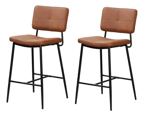 comprar 2 Taburete Bar Silla Comedor Tapizada 25  Altura Marco