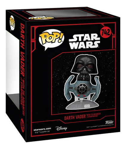 Funko Pop! Rides Deluxe: Star Wars - Tie Fighter Con Vader (Usado)