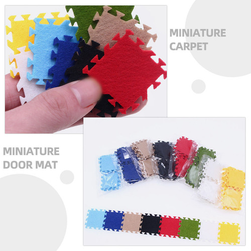 72 Alfombrillas Decorativas Para Rompecabezas En Miniatura