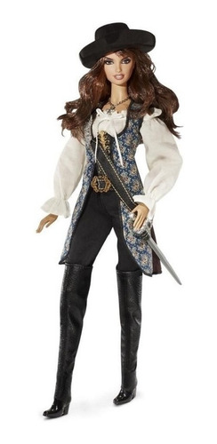 Barbie 2010 Angelica Piratas Do Caribe Collector