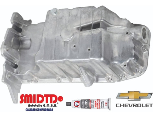 Imagen 3 de 6 de 1 Carter Con Tapon Para Chevrolet Sonic 12-17 1.6l 1 Deflector 1 Colador De Aceite 1 Silicon Envío Gratis