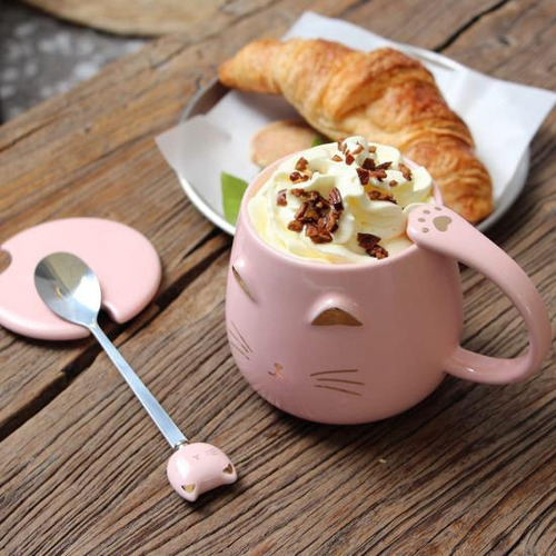 Taza De Gato Yuwu Linda Taza De Café Regalos Para Los Amante