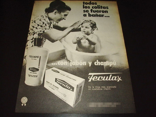 (pb022) Publicidad Clipping Shampoo Y Jabon Feculax * 1973