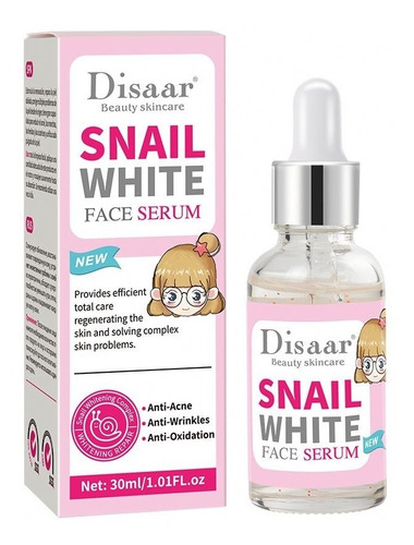 Serum Facial Snail White Antioxidante Manchas Acné Arrugas