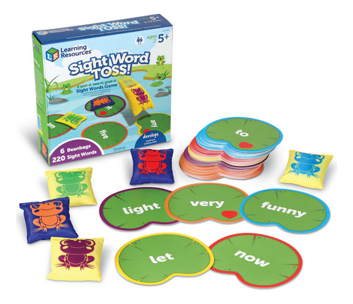 Learning Resources Sight Word Games Toss, Juegos Educativos 