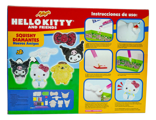 Squishy Diamantes Hello Kitty And Friends - Mi Alegría Color
