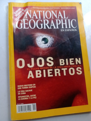 Revista National Geographic Noviembre 2003 Vigilancia