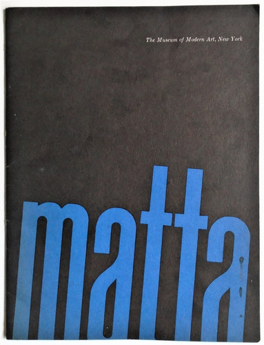 Roberto Matta William Rubin Catálogo 1957