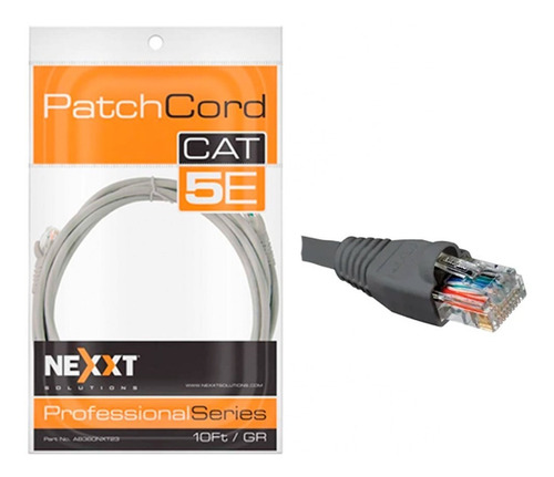 Cable Patch Cord Rj-45 Utp Blanco 3m Nexxt - Ab360nxt23