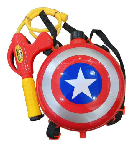 Pistola De Agua Niños Escudo Capitan America