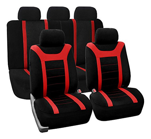 Fh Group Car Seat Covers Full Set Cloth - Universal Fit, Aut