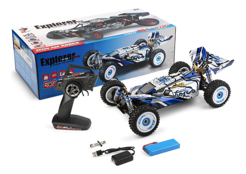 Wltoys   V2 75km/h 2.4g Rc Car Brushless 4wd Eléctrico De .