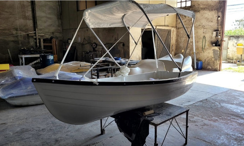 Barco Para Pesca Com Toldo E Motor 3hp