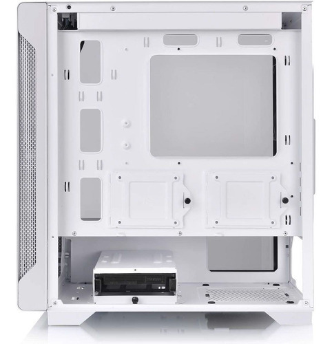 Gabinete Gamer Thermaltake S100 Tg Vidrio Templado Fan Color Blanco