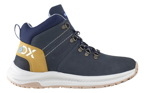 Botas Hombre Casual Discovery Moda 2442 Navy Ostion Gamuza~