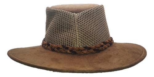 Sombrero De Malla Ligero Y Transpirable Con Trenza, Unisex