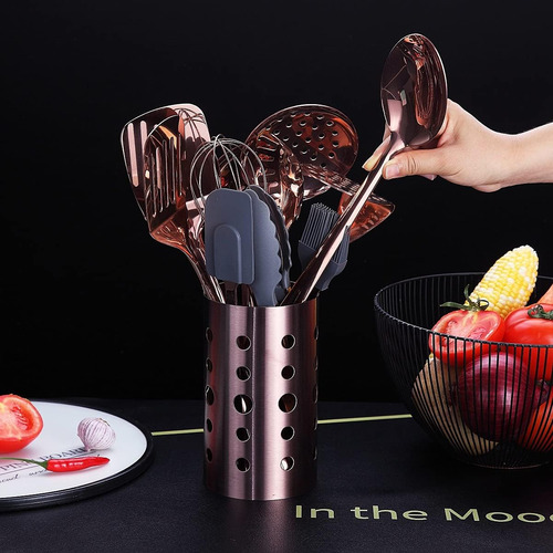 Conjunto De Utensilios De Cocina De Cobre, 13 Piezas Utensil