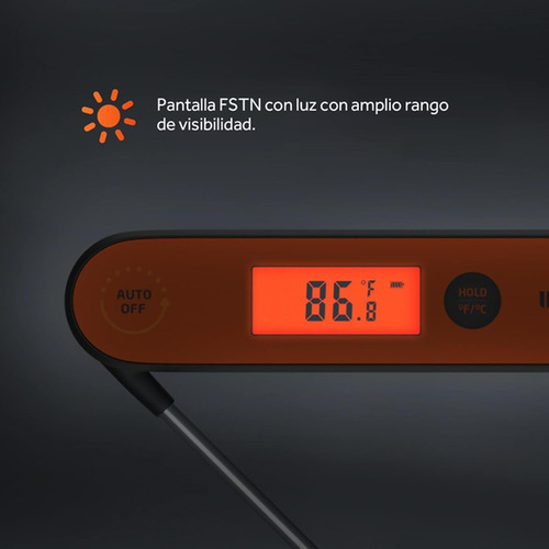 Termometro De Cocina Inkbird Digital Para Carne 1 Sensor