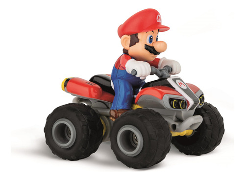 Coche De Juguete Carrera Rc Nintendo Mario Kart Quad A Escal