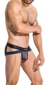 Imagen 2 de 4 de Ropa Interior Hombre Suspensorios Jockstrap Bite Azul - Alex