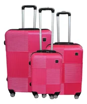 Comprar Set De Valijas Rigidas Para Viaje Con Ruedas Giratorias 360 Grados Y Candado Empotrado - Kit Valijas Rigidas Coral - Valija Carry On 20'' + Valija Mediana 24'' + Valija Grande 28'' - Baide Ma8-dc