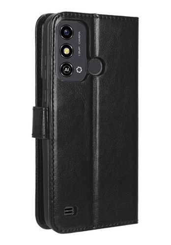 Funda Para Zte Blade A53 Voltear Cuero Tarjeta Ranura
