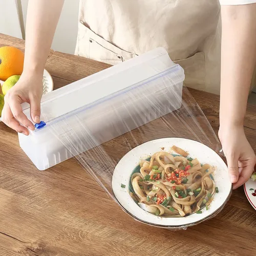 W Casa Dispensador De Envoltório De Alimentos Com Cortador