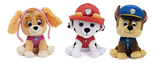 Patrulla Paw Patrol Skye, Chase Y Marshall Premium Kit 3 Pz