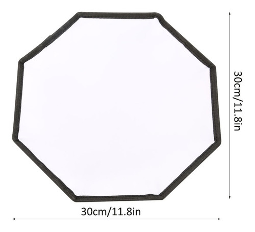 Softbox Leve De 30 Cm Octogonal Close Up Soft Box Mini