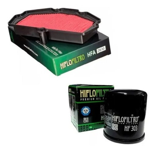 Kit Filtros Hf De Aire Y De Aceite Kawasaki 650 Ninja 2020