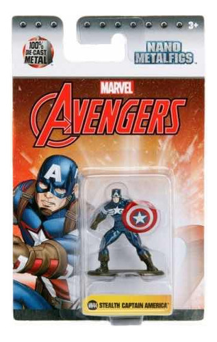 Colecao Nano Metalfigs Marvel Avengers Captain America -mv44