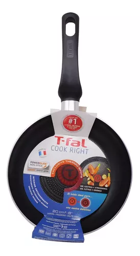 Sartén T-fal Cook Right Negro 24 cm 1 Pza