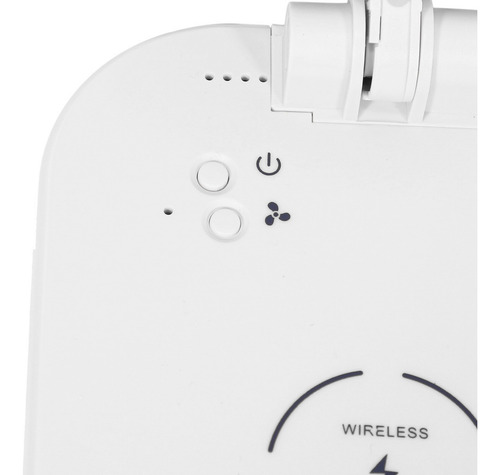 5000mah Usb Small Fan Wireless Charger Charging Treasure Fan