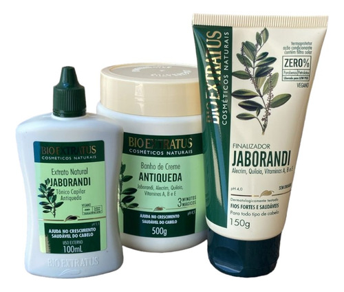 Kit Jaborandi Finaliza Bc 500ml  Finaliz 150ml Tônico 100ml