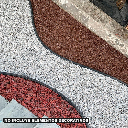 Imagen 9 de 10 de Borde Delimitador Grueso Para Cesped Para Jardin 54m
