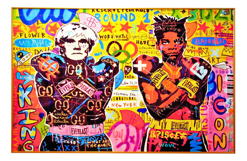 Cuadro Pop Art Andy Warhol Marco De Aluminio 120 X 80 Cm
