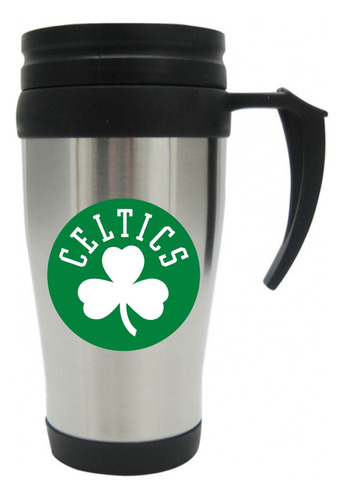 Vaso Viajero Metalico Boston Celtics Mugs 