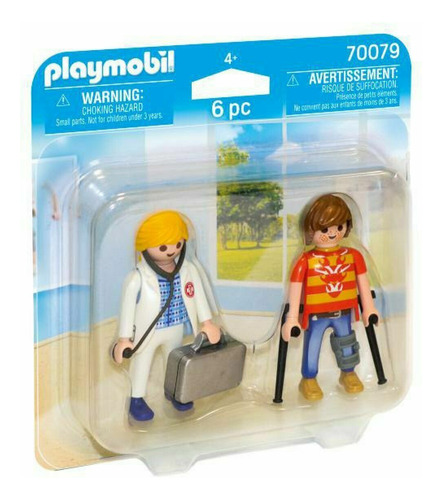 Playmobil 70079 Doctor Y Paciente (6 Pc) - Dgl Games & Comic