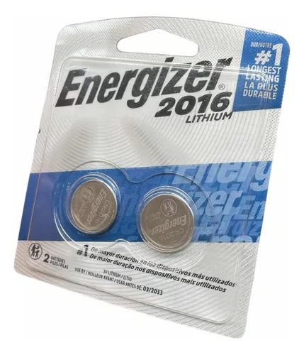 comprar Pack 2x Pila De Botón Litio Cr2016 Energizer Lithium 2016 3v