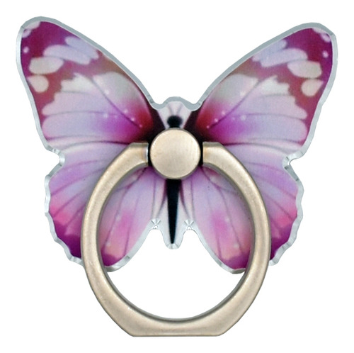 Anillo Soporte Para Celular Diseño Mariposa 3