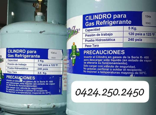 Cilindro Para Gas Refrigerante 